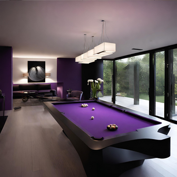 Zenith Billiards' "Zenith Zen" Zen-style Pool Table